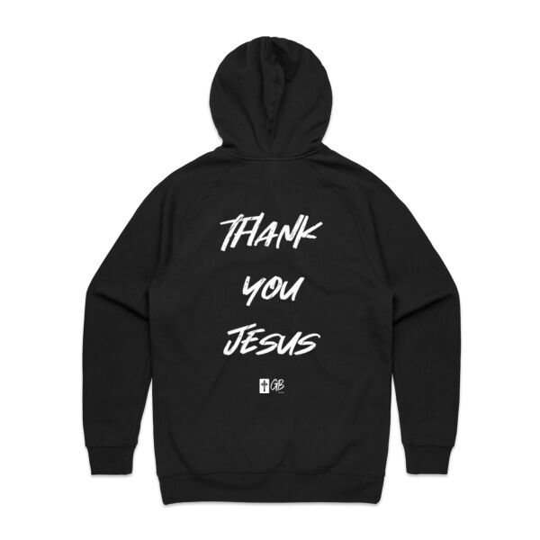 Thank you Jesus - Hoodie - Extra Colors -  **Back Printed** Thumbnail