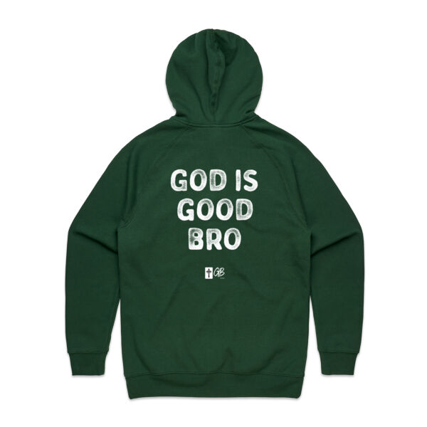 God is good bro - Hoodie - Extra Colors -  *Back Printed** Thumbnail